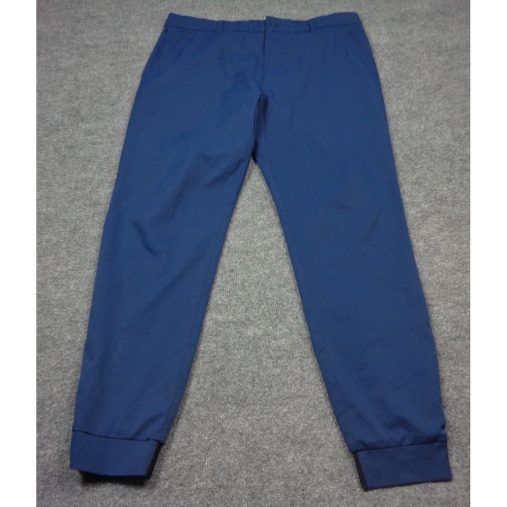 Good Good Pants Mens 34x30 Blue Tapered Fit Golf Joggers Stretch Athleisure